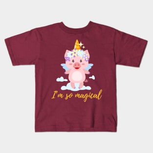 Magical Piggycorn Kids T-Shirt